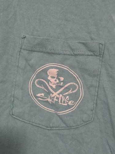 Salt Life Long Sleeve T-Shirt Mens Medium Graphic Logo Fishing Casual Tee S14s - Thumbnail 2