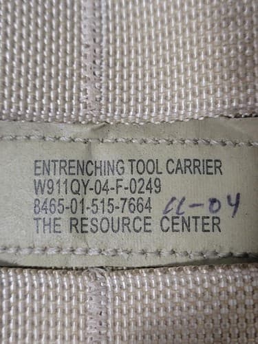 USGI DCU MOLLE E-Tool Carrier Pouch NSN 8465-01-515-7664 Tri-Fold #D15d