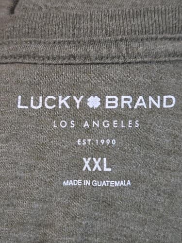 Lucky Brand Los Angeles T-Shirt Mens 2XL Short Sleeve Blue VGC #S25s - Thumbnail 3