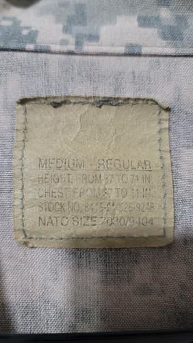 Genuine US Military ACU Aircrew Digital Camo Field Jacket Medium Regular #58h - Thumbnail 7