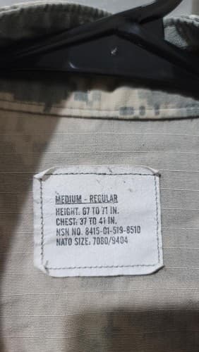 ACU Digital Jacket Medium Regular #56h - Thumbnail 6