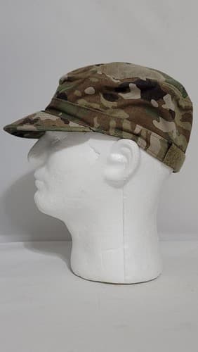 US Army OCP Camouflage Patrol Cap 7 1/8 #18s - Thumbnail 4