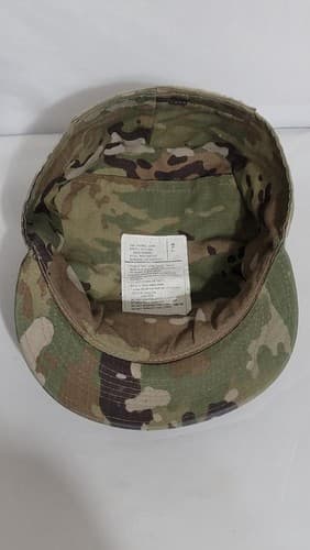 US Army OCP Camouflage Patrol Cap 7 1/8 #18s - Thumbnail 6