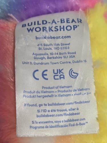 Build-A-Bear Workshop Rainbow Starry Skies Kitty Cat Plush Stuffed Animal #S63s - Thumbnail 3