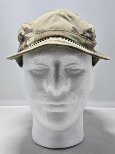 US Army OCP Patrol Cap Multicam Ripstop Bernard Cap Size 7 1/4 #G57g