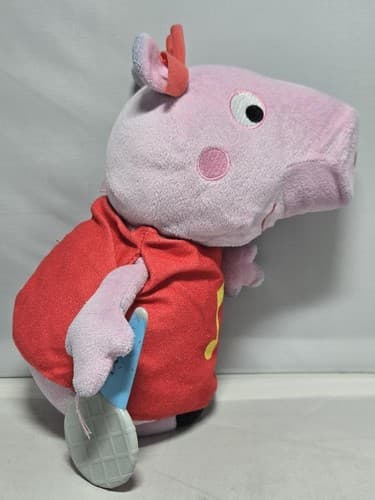 Peppa Pig Plush Toy Lot of 3 Peppa, George, and Mummy Pig Stuffed Animals #R64r - Thumbnail 8
