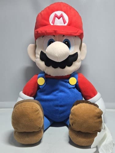 Nintendo Super Mario Large 24" Plush Stuffed Toy Jumbo Figure 2 Feet Tall #G59g