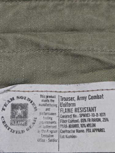 FRACU Multicam Pants Medium/Short NSN:8415-01-579-8553 #O36o - Thumbnail 4