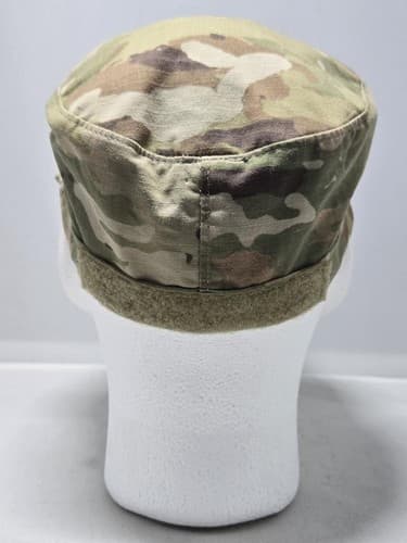 US Army OCP Patrol Cap Multicam Ripstop Bernard Cap Size 7 1/4 #G57g - Thumbnail 3