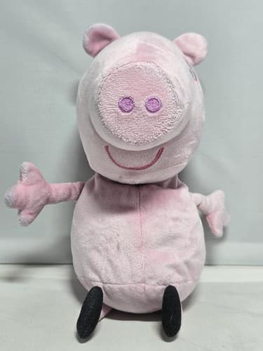 Peppa Pig Plush Toy Lot of 3 Peppa, George, and Mummy Pig Stuffed Animals #R64r - Thumbnail 2