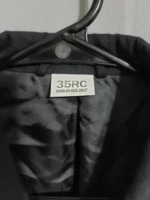 US Army ASU Men's Dress Blue Service Uniform Coat Jacket 450 Size 35RC #55v - Thumbnail 4