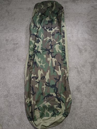 US Military Woodland Bivy Cover Goretex Sleeping Bag Cover Waterproof EXC #S42s