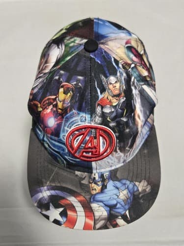 Marvels Avengers youth trucker cap Hat #G80g - Thumbnail 5