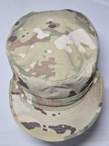 US Army OCP Patrol Cap Multicam Ripstop Bernard Cap Size 7 1/4 #G57g - Thumbnail 5