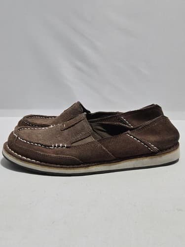 Ariat Cruiser Bomber Slip On Shoes Brown Boys Size 6.5B #G84g - Thumbnail 5