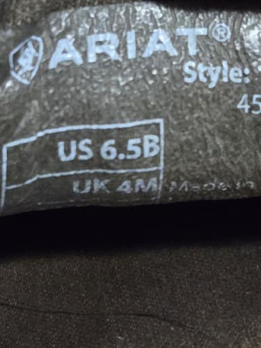 Ariat Cruiser Bomber Slip On Shoes Brown Boys Size 6.5B #G84g - Thumbnail 7
