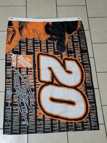 Tony Stewart Home Depot #20 Racing Flag With Grommets #50s