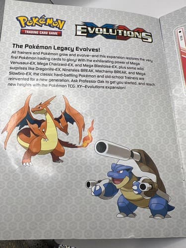 Pokemon Evolutions Collectors Album Vol. 1 of 2 Trading Card Game Charizard S85s - Thumbnail 3