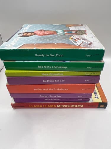 Lovevery Book Bundle Lot of 8 Board Books Plus Llama Llama Misses Mama - Thumbnail 2