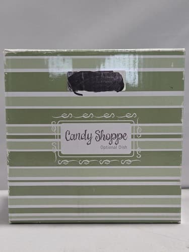Candy Shoppe Replacement Optional Dish – Green Stripe Wax Warmer Accessory#M51m