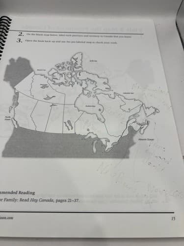 Visits to North America Geography Resource Book Spiral Bound VGC #S84s - Thumbnail 5