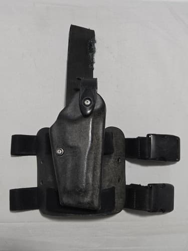 Hard Molded Tactical Drop Leg Handgun Holster Duraflex Buckles Thigh Rig (See
