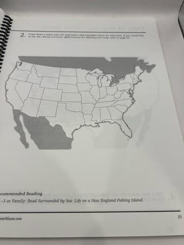 Visits to North America Geography Resource Book Spiral Bound VGC #S84s - Thumbnail 7