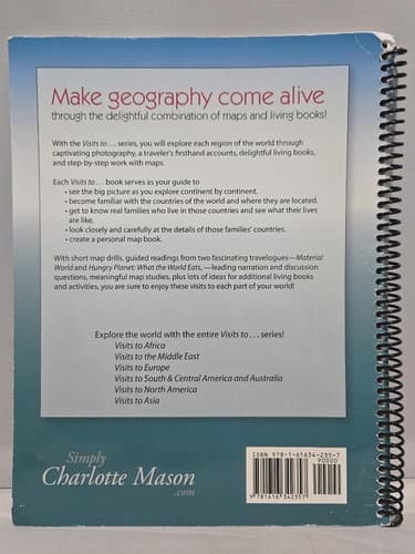 Visits to North America Geography Resource Book Spiral Bound VGC #S84s - Thumbnail 3