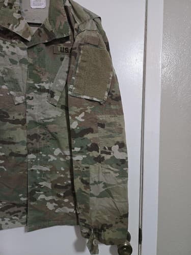 US Military OCP Multicam Army Combat Uniform (ACU) Jacket Small/X-Long #G55g - Thumbnail 4