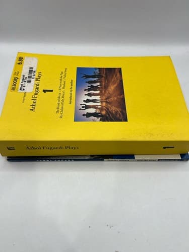 Lot of 2 Vintage Athol Fugard Drama Books Plays One Master Harold Road to Mecca - Thumbnail 2