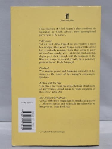 Lot of 2 Vintage Athol Fugard Drama Books Plays One Master Harold Road to Mecca - Thumbnail 8
