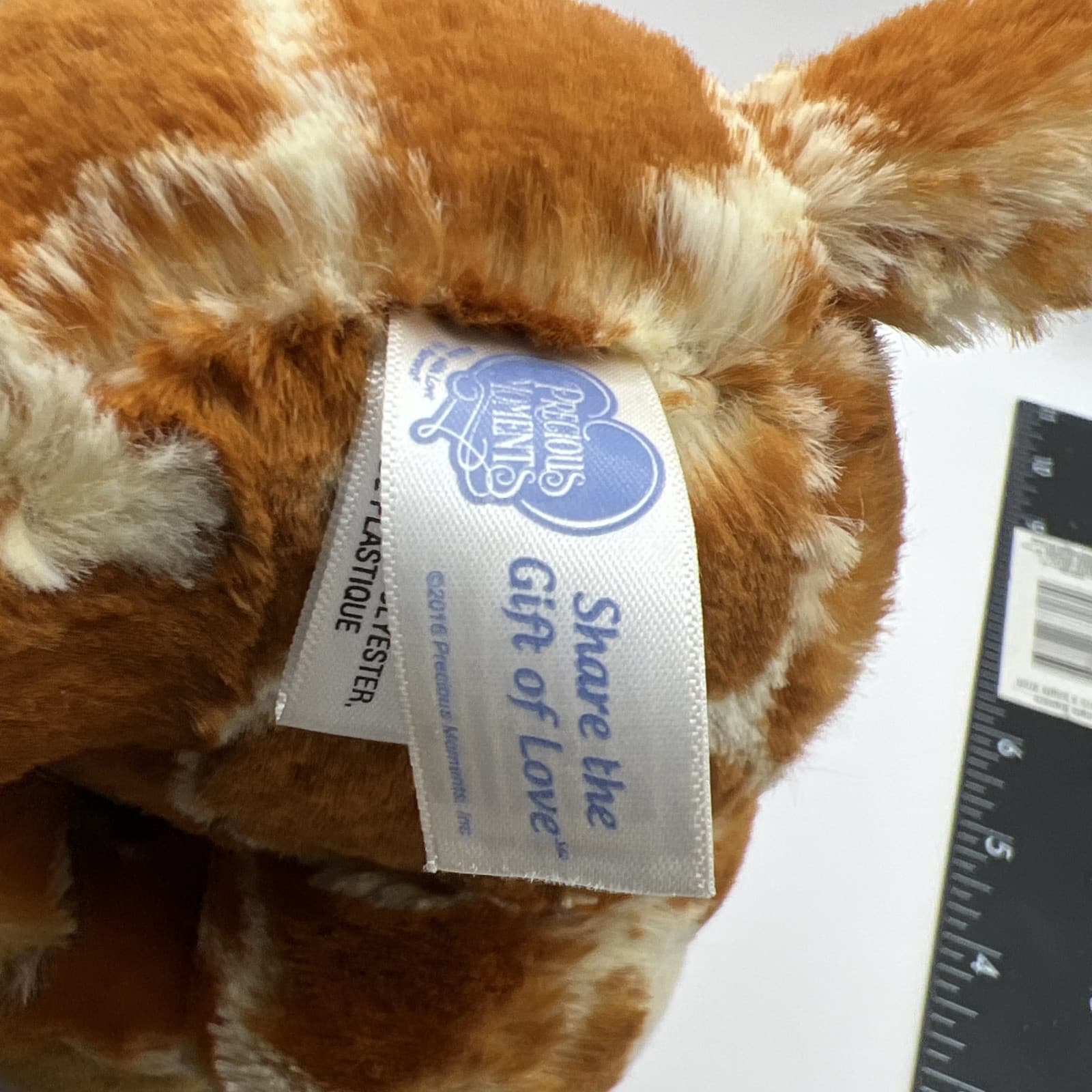 Precious Moments Giraffe Aurora 9" Raffie The Plush Stuffed Toy Very Soft Lovely - Thumbnail 6