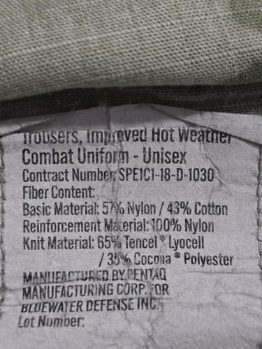 US Army A2CU OCP Pants Large Long – Flame Resistant Aircrew Combat TrousersP46p - Thumbnail 5