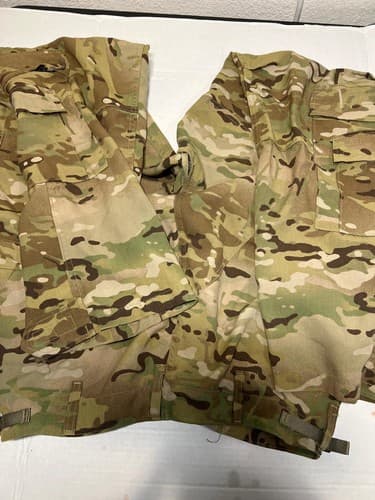US Army A2CU OCP Pants Large Long – Flame Resistant Aircrew Combat TrousersP46p - Thumbnail 10