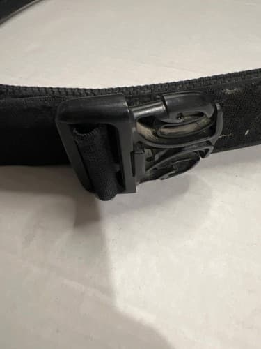 BLACKHAWK Law Enforcement Riggers Belt Black Duty Rescue Buckle Patrol#O43o - Thumbnail 3