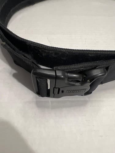 BLACKHAWK Law Enforcement Riggers Belt Black Duty Rescue Buckle Patrol#O43o - Thumbnail 7