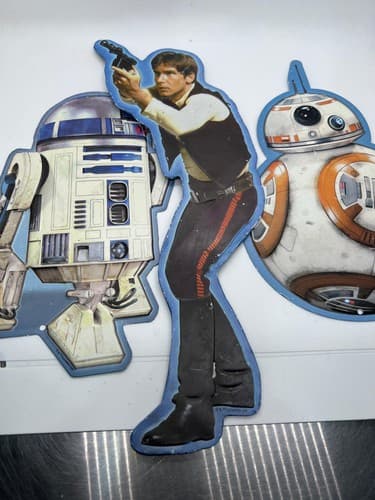 Star Wars Han Solo R2-D2 BB-8 Metal Tin Signs Open Road Brand Hobby Lobby Set