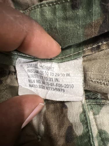 IHWCU Multicam Pants Small/Short NSN:8415-01-670-5140 #G67g - Thumbnail 4