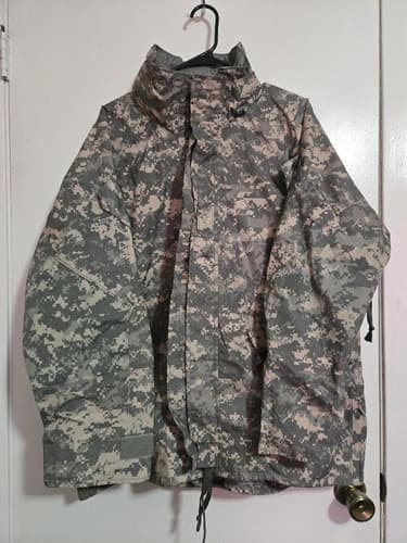 Large Short - ACU parka Cold digital camo Weather Jacket #G28g