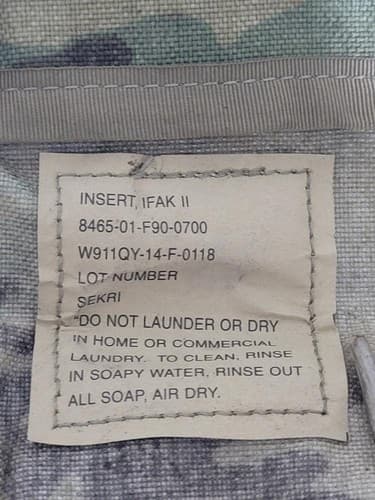 USGI Army IFAK II Empty Pouch Multicam MOLLE SEKRI First Aid NSN - Thumbnail 5