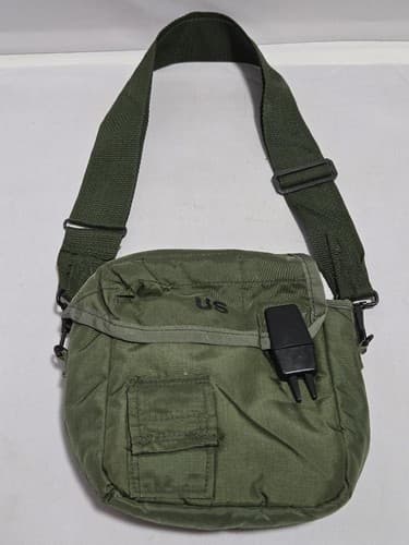 Lot of 2-2 Qt Canteen Cover Pouch Insulate W/Strap 8465-00-927-7485 #G25g A