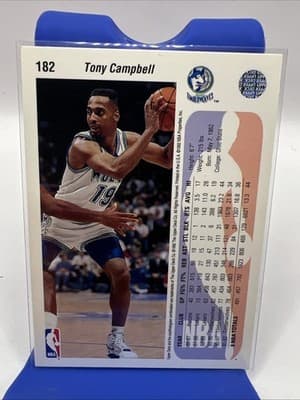 1992-93 Upper Deck - Tony Campbell #182 - Thumbnail 3