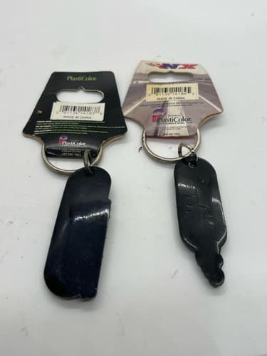 Lot(6) New old stock Fast & the Furious and NX Express Plasti Color Keychain - Thumbnail 2