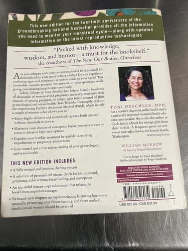 Taking Charge of Your Fertility 20th Anniv Ed Natural Birth Control Guide - Thumbnail 10