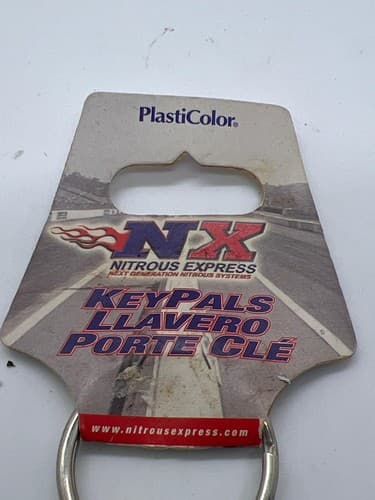Lot(6) New old stock Fast & the Furious and NX Express Plasti Color Keychain - Thumbnail 4