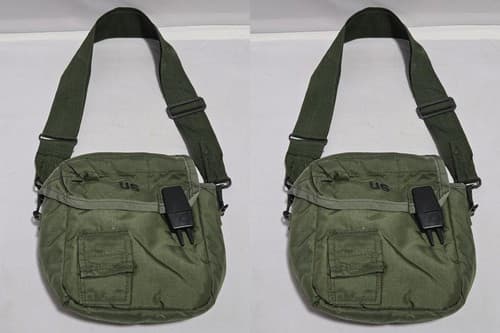 Lot of 2-2 Qt Canteen Cover Pouch Insulate W/Strap 8465-00-927-7485 #G25g A - Thumbnail 4