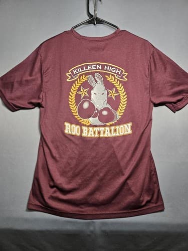 A4 Men's Size Small JROTC Killeen High Roo Battalion Performance T-Shirt #T58p - Thumbnail 6