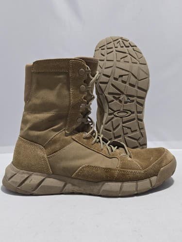 Oakley SI Light Patrol Boots Men's Size 6.5 Black Tactical Military Duty Used