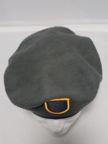 Garrison Army Green Wool Beret Size: (7 1/4) NSN: 8405-01-600-4106 #C29c - Thumbnail 5