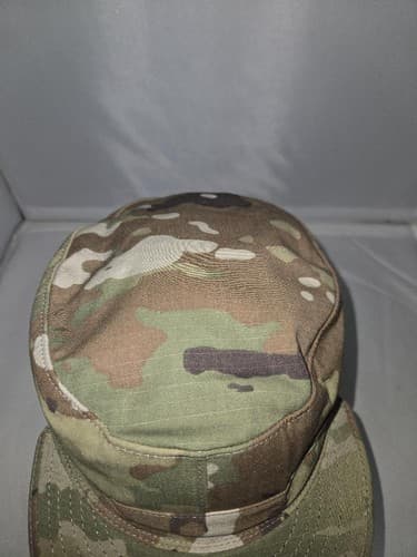US Army OCP Patrol Cap 7 1/4 Scorpion W2 Multicam 8415-01-630-8933 VGC #Q88q - Thumbnail 6